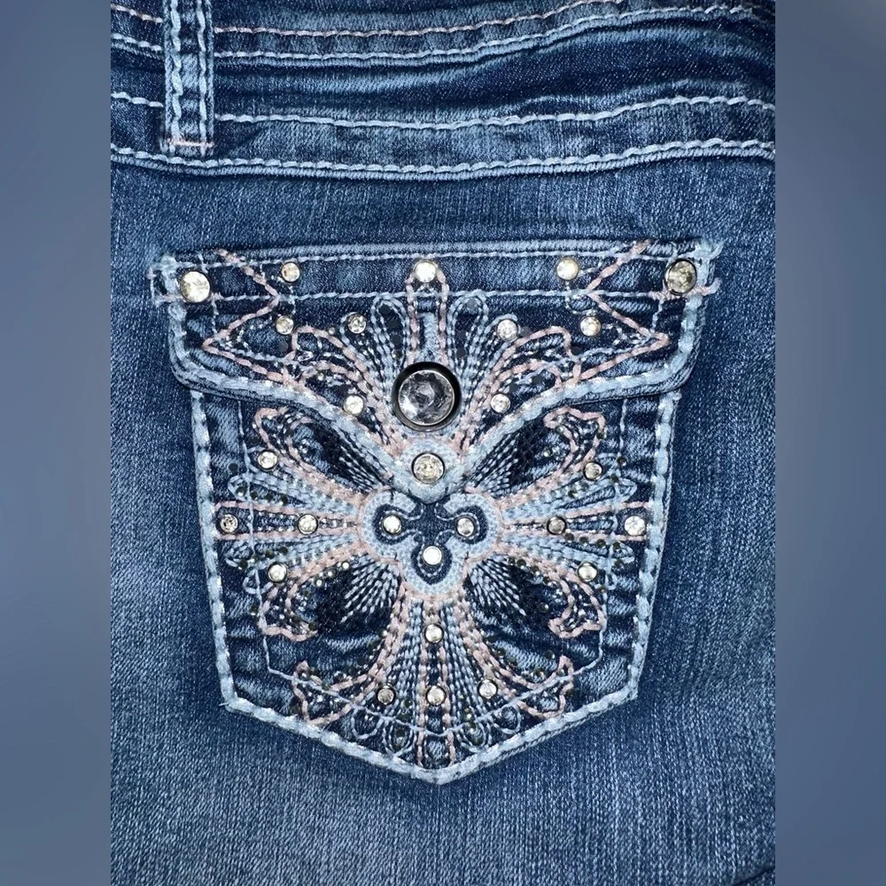 Earl Jean Classic Blue Denim Bootcut Jeans